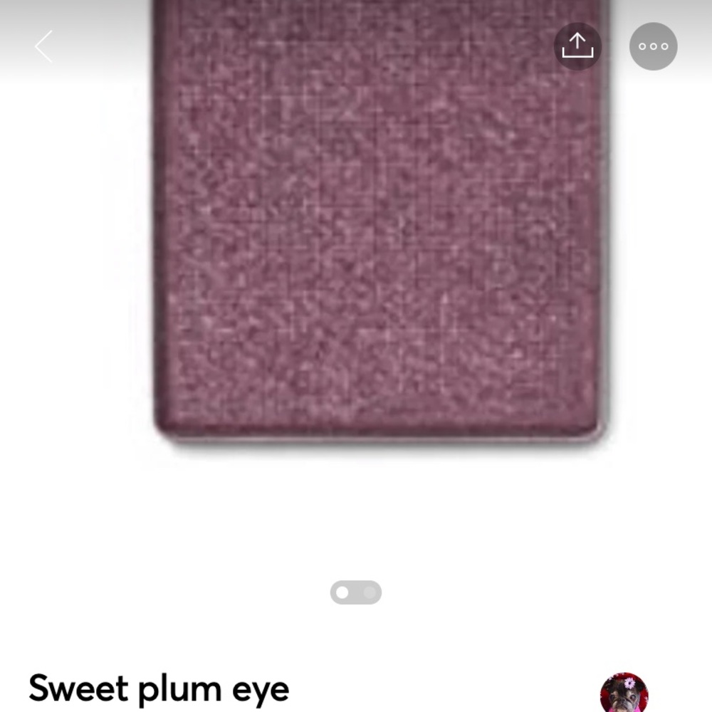 Sweet plum eyeshadow